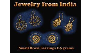 Earring - Small Brass